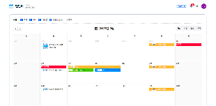 워크플랫폼 클릭웍스 - 캘린더
