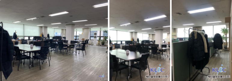 5층 여분의 테이블과 옷걸이